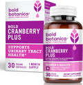 Bold Cranberry Plus – 36 mg PAC 100% Soluble from Juice Extract– Urinary Tract UTI Support- Cranberry Pills for Women & Men- with Non-GMO Vitamin C – 30 Vegan Capsules