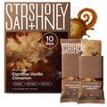 Stars + Honey Protein Bars - Espresso Vanilla Cinnamon,15g Protein, 2g Sugar, w/Collagen Keto Friendly Snack - Gluten, Dairy, Seed Oil, & Soy Free - High-Protein Snacks for Energy & Recovery -10 pack