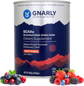Gnarly Nutrition BCAA Powder, Fruit Punch – Pre-Workout BCAAS Amino Acids – NSF Sport Certified – Supplement to Support and Rebuild Muscle – Fruit Punch with Caffeine, 10.58 oz
