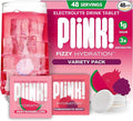 Plink! Fizzy Electrolyte Drink Tablets for Daily Hydration - 48ct Electrolyte Tablets + Sodium, Potassium, Magnesium, Low-Calorie, Low-Sugar Keto Electrolytes Powder Hydration Packets Water Flavoring
