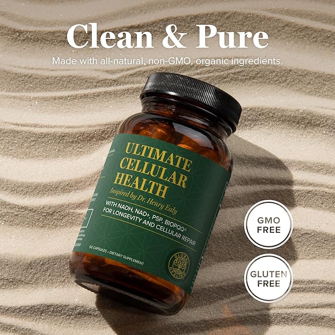 Global Healing Center - Ultimate Cellular Health - NAD Supplement for Women & Men, Cellular Repair, Includes Resveratrol for Anti-Aging, Supports NAD Plus, Alternative to Nicotinamide Riboside