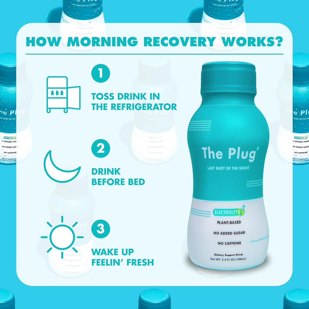 The Plug Liver Cleanse & Detox Drink | Organic Herbal Liquid Supplement with Electrolytes, Superfruits & Plant-Based Nutrients | Supports Hydration, Energy, Immunity & Liver Health