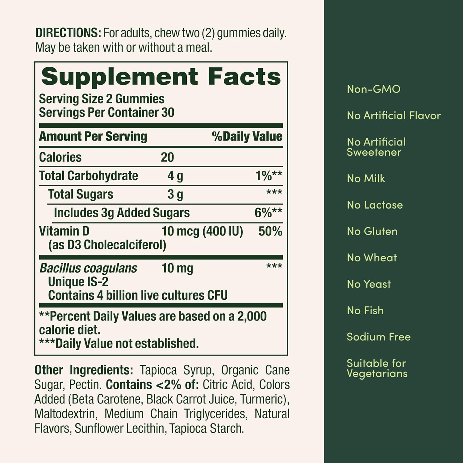 Nature's Bounty Probiotic Gummies, Immune Health & Digestive Balance, Pineapple, Raspberry and Orange Flavor Gummies, 60 Ct