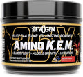 Evogen Amino K.E.M. - EAA & BCAA Powder Pump Volumizer | BCAAs Amino Acids Supplement for Blood Flow, Muscle Growth, & Hydration | Victory Punch | 30 Servings