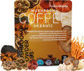 Organic Mushroom Coffee Certified Mold & Mycotoxin Free GrassFed Collagen Types I & III 8 Fruiting Body Mushrooms Tested for BetaGlucans Focus Energy Digestion & Immunity 15 Servings