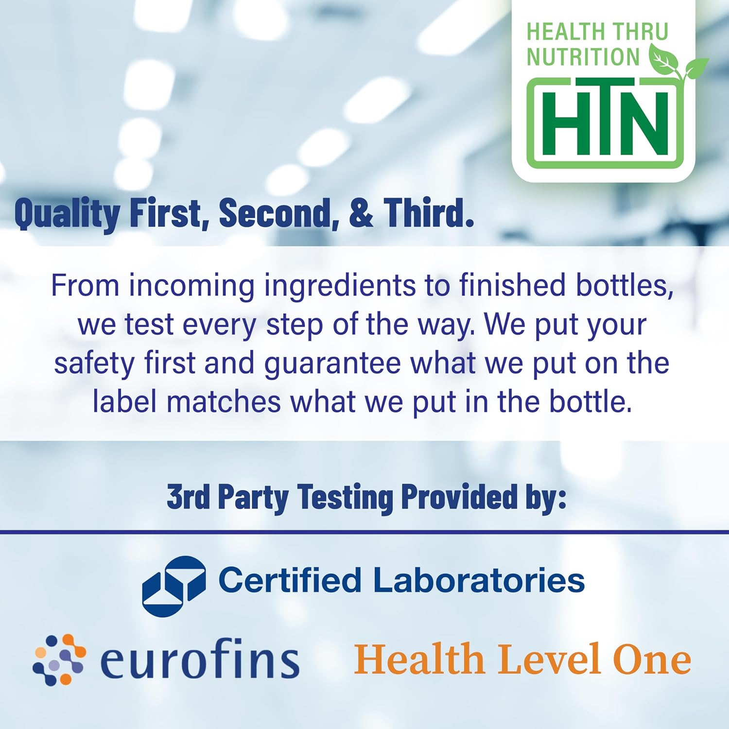 Health Thru Nutrition Ubiquinol 100mg as Kaneka QH Reduced CoQ-10 | Stabilized-3rd Party Tested | Enhanced Bioavailability | Cardiovascular & Mitochondria Function Support | (Pack of 3 60ct Bottles)