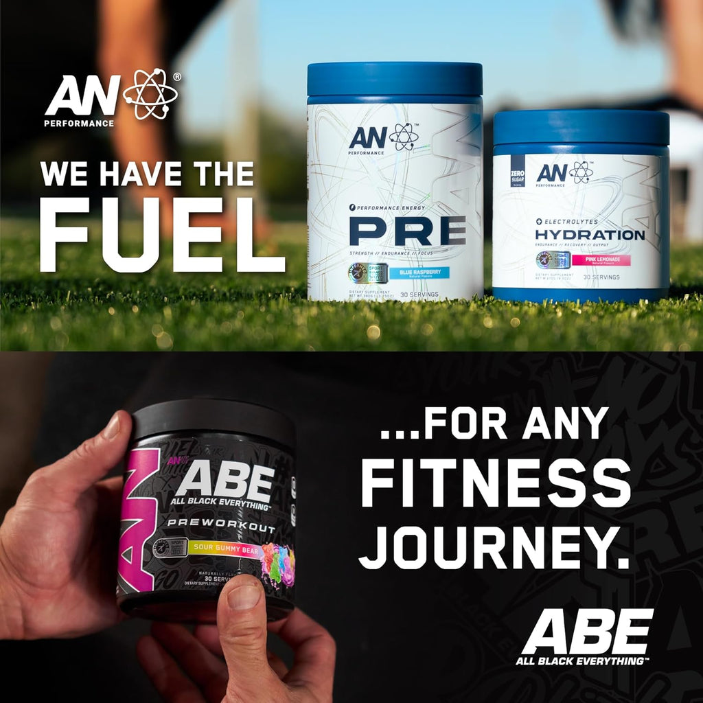 All Black Everything Pre Workout Powder | 30 Servings | Red Hawaiian | 350mg Caffeine | Nootropic Pre-Workout Blend | Beta Alanine + Citrulline | Energy Supplement for Men and Women