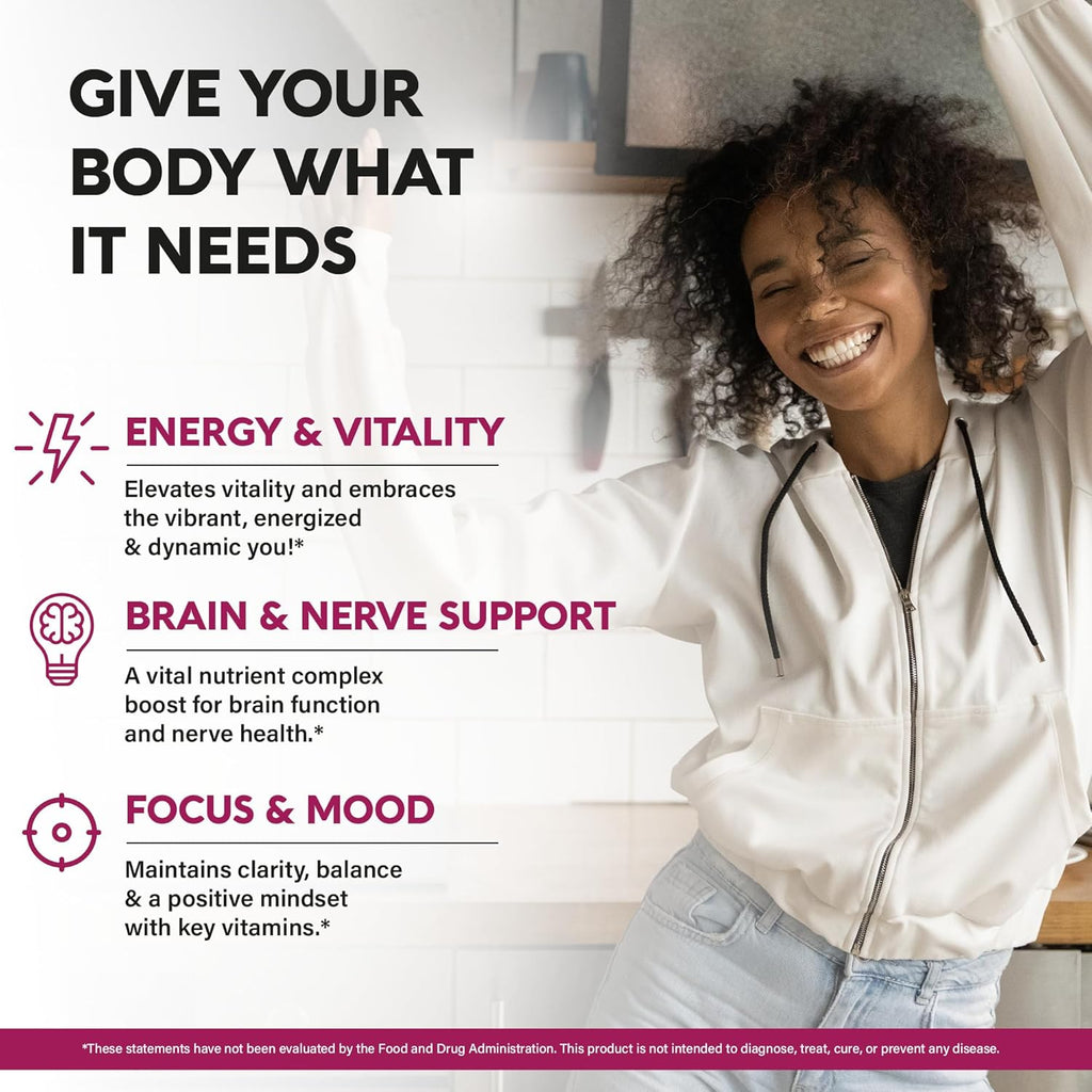 USDA Organic Vitamin B-Complex B5 Pantothenic Acid | B12 Methylcobalamin | B1 Thiamine | B6 Pyridoxine | B7 Biotin | B9 Folic | B3 Niacinamide - B Complex Liquid Drops, Made in USA Supplement, 4fl oz
