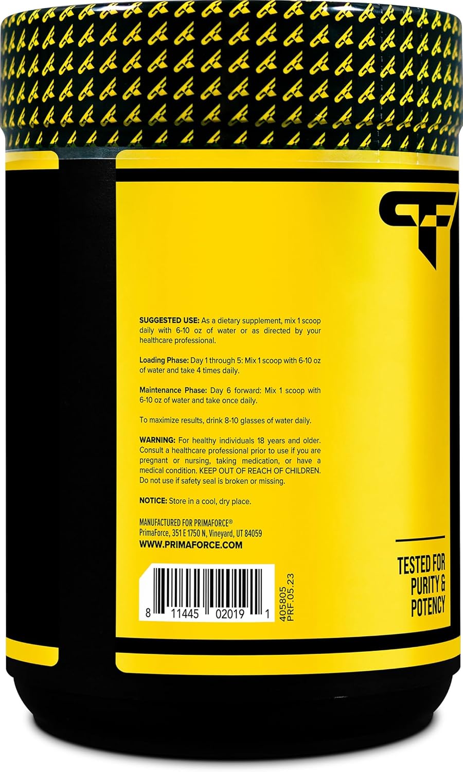 Primaforce Micronized Creatine Monohydrate Powder 500 Grams (1.1 Pounds)
