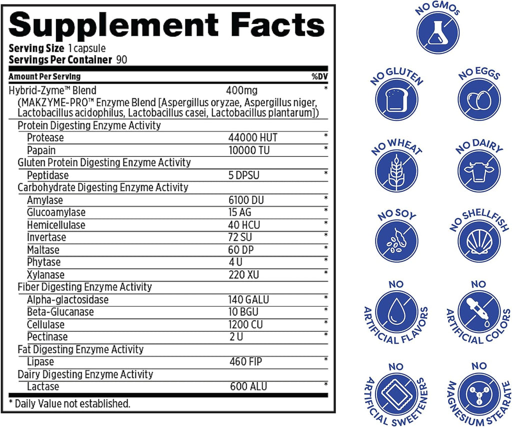 Probulin Daily Digestive Enzymes, 90 Capsules