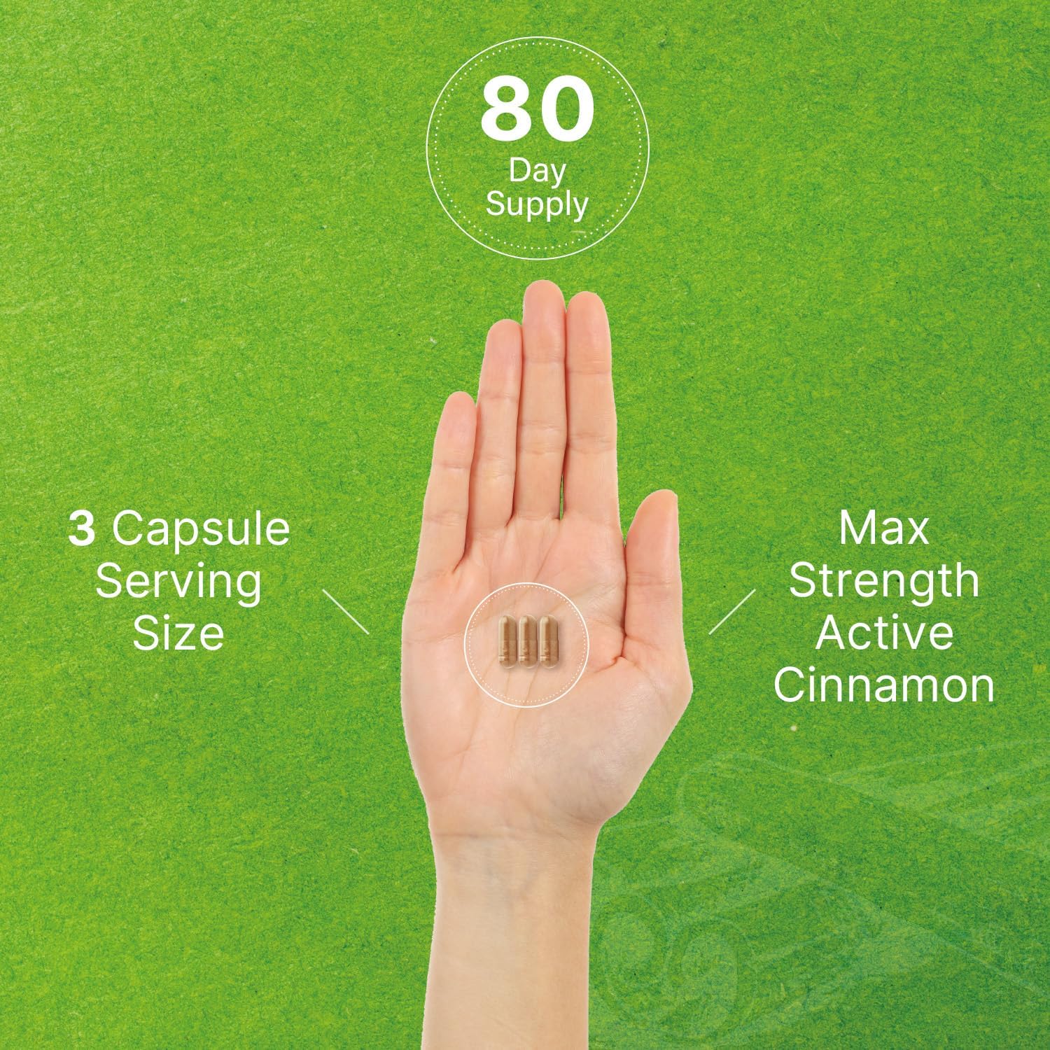 Ceylon Cinnamon 6,000mg with Chromium 1,000mcg Per Serving, 240 Capsules –Active Inner Bark Extract – True Sri Lanka Source – Natural Cinnamon Supplements– Non-GMO