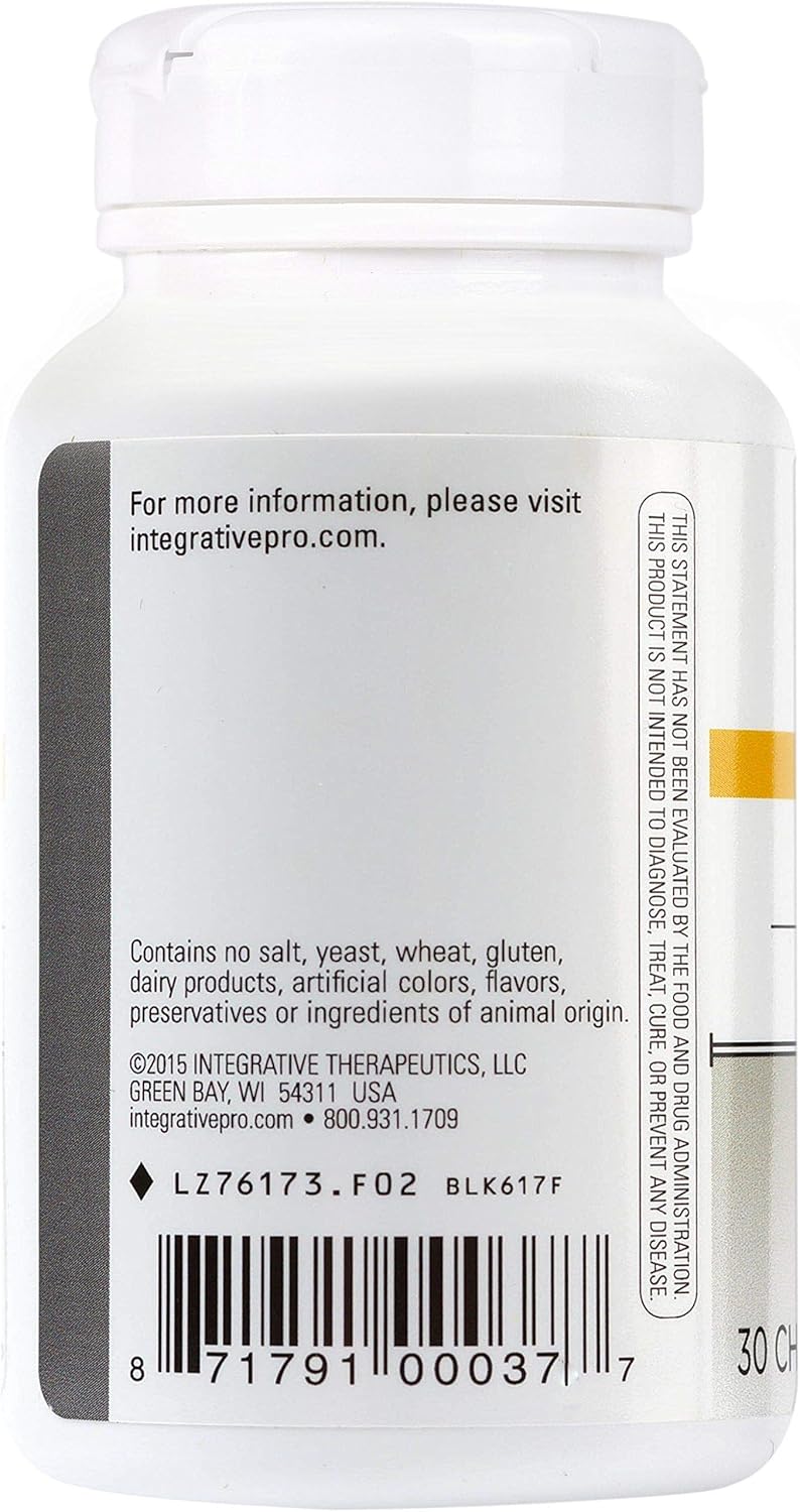 Integrative Therapeutics - Vitaline CoQ10 (200mg) - Supports Heart & Brain Health* - Chocolate Flavored - 30 Chewable Wafers