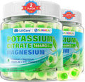 Potassium Citrate Gummies 1666mg for Adults - Potassium Supplement, Magnesium Glycinate, Zinc, B6, B12 & C – Electrolyte Gummies for Energy, Recovery & Leg Cramps, Vegan 120 Cts