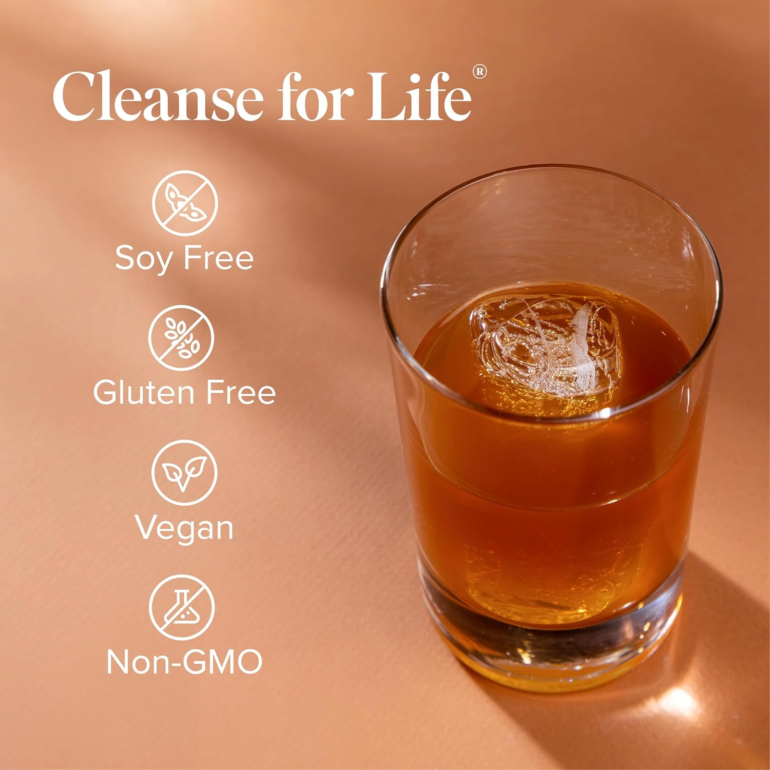 Isagenix Cleanse for Life - Detox System Support with Vitamins & Minerals - Support Healthy Metabolism with Antioxidant Supplement - Gluten & Soy Free Cleanse Drink - Peach Mango, 32 Oz