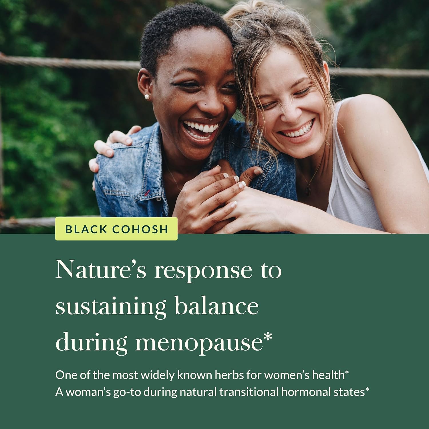 Gaia Herbs Black Cohosh - Menopause Support Supplement to Help Maintain Hormone Balance and Health for Women - with Organic Black Cohosh - 60 Vegan Liquid Phyto-Capsules (30-Day Supply)