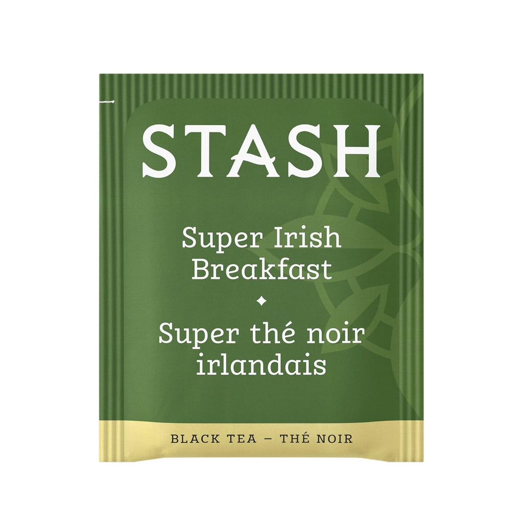Stash Tea Super Irish Breakfast Black Tea, Box of 100 Tea Bags (Packaging May Vary)