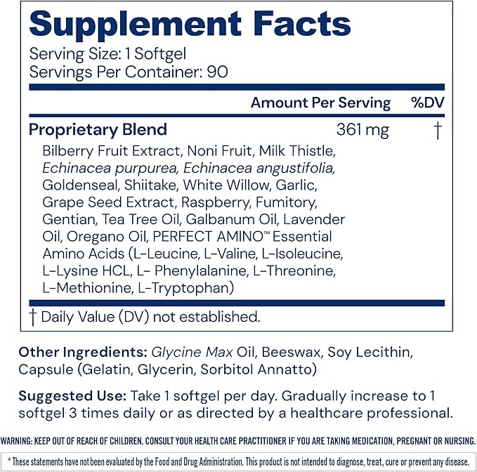 BodyHealth Gut Defense with PerfectAmino, Gut Health Support for Women and Men, GI Support Supplement - 90 Softgels