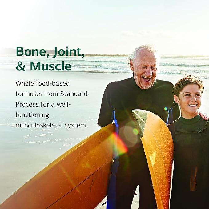 Standard Process Ostarplex - Dietary Supplement for Connective Tissue Health - Aids Liver Health & Function - Contains Vitamin B6 - Non-Dairy - 90 Capsules (90 Servings)