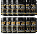 Multi Collagen Protein Powder 16.2 oz (Pack of 12) | 5 Types with Bone Broth, Hydrolyzed Peptides, Biotin & MCT Oil, Unflavored, Supports Skin, Hair, Nails, Joints & Gut Health