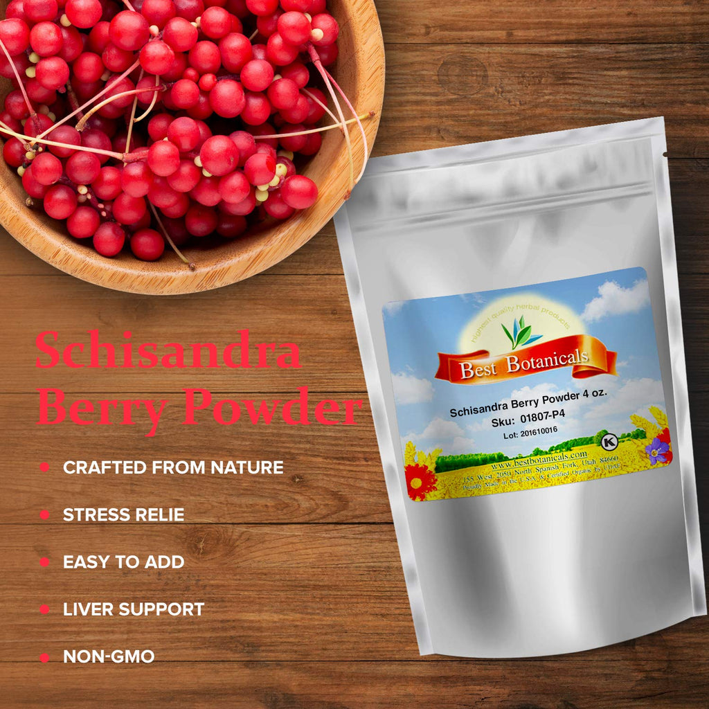 Best Botanicals Schisandra Berry Powder 4 oz.