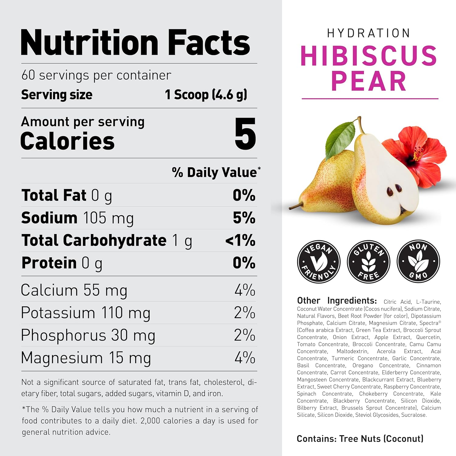 Kaged Hydration Drink Mix | Sugar Free | Tastes Amazing | 5 Key Electrolytes, 60 Servings