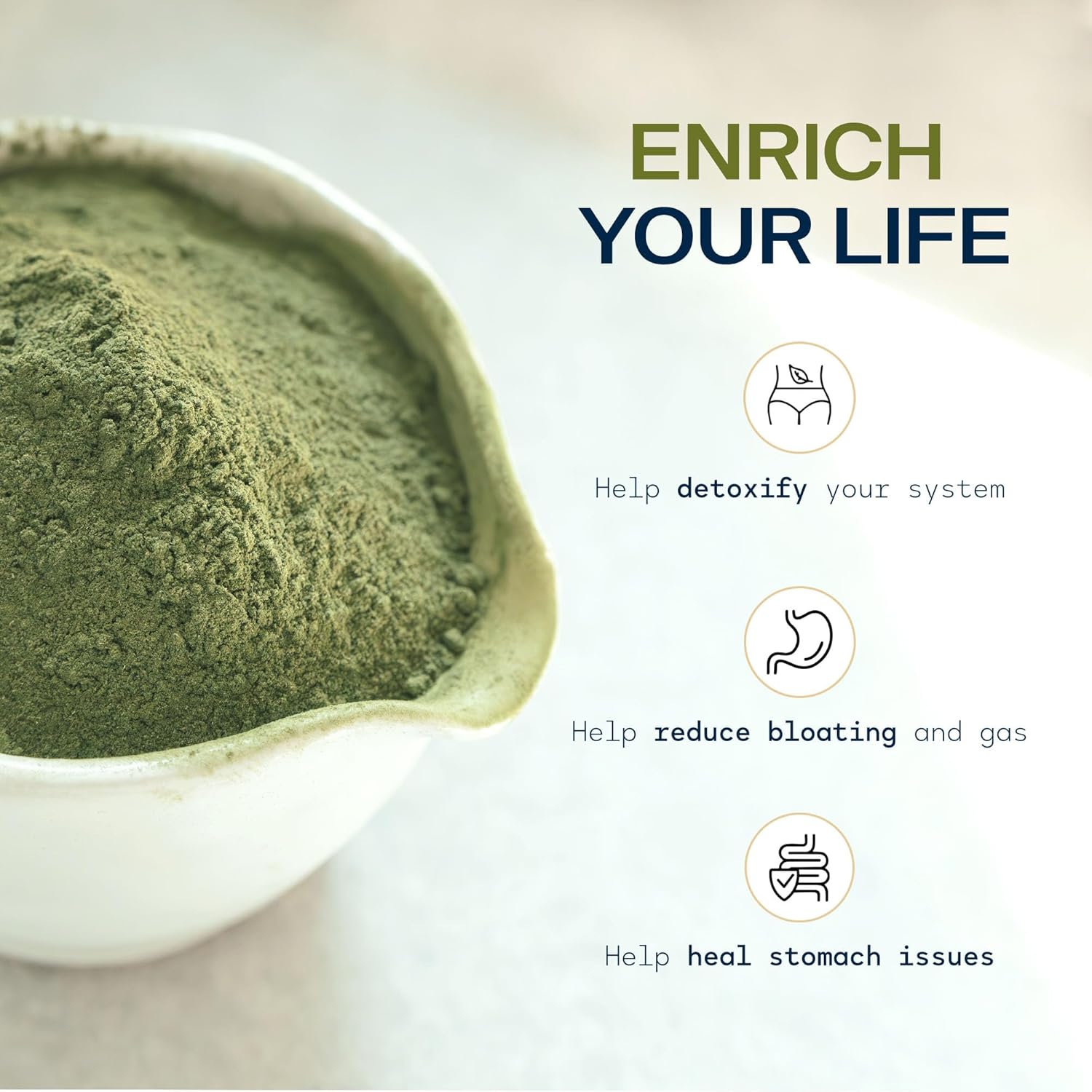 Organic Wheatgrass Powder - 100% Whole-Leaf Powder for Energy, Detox & Immunity Support - Rich in Immune Vitamins, Fibers, and Minerals - Vegan-Friendly, Raw & Gluten-Free (12 Ounce)