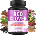 Red Clover Capsules with Red Clover, Cascara Sagrada Bark, Coleus Forskohlii - 90 Capsules for 3 Months Supply