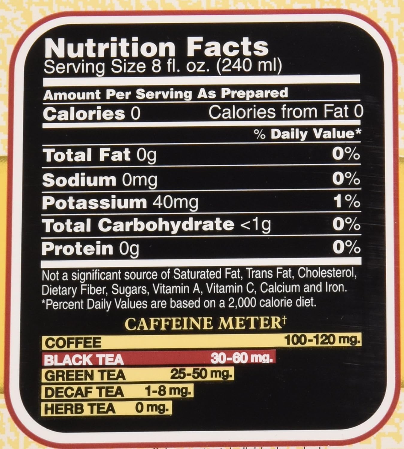 Bigelow Vanilla Caramel Black Tea (20 Teabags)
