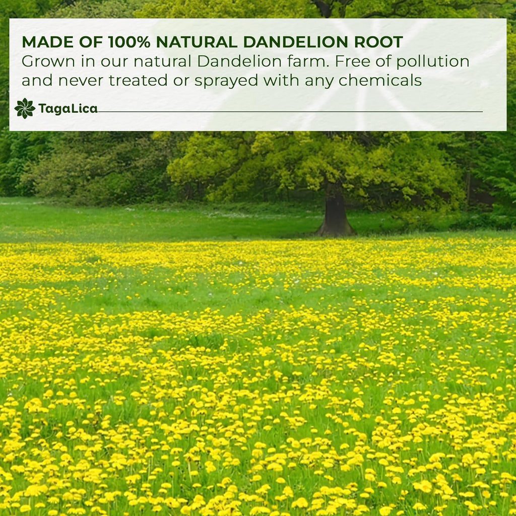 Tagalica, 2 oz Dandelion Root Powder, 100% Natural and Pure from Dandelion Root, No Additives, No Gluten, No Sugar, Vegan