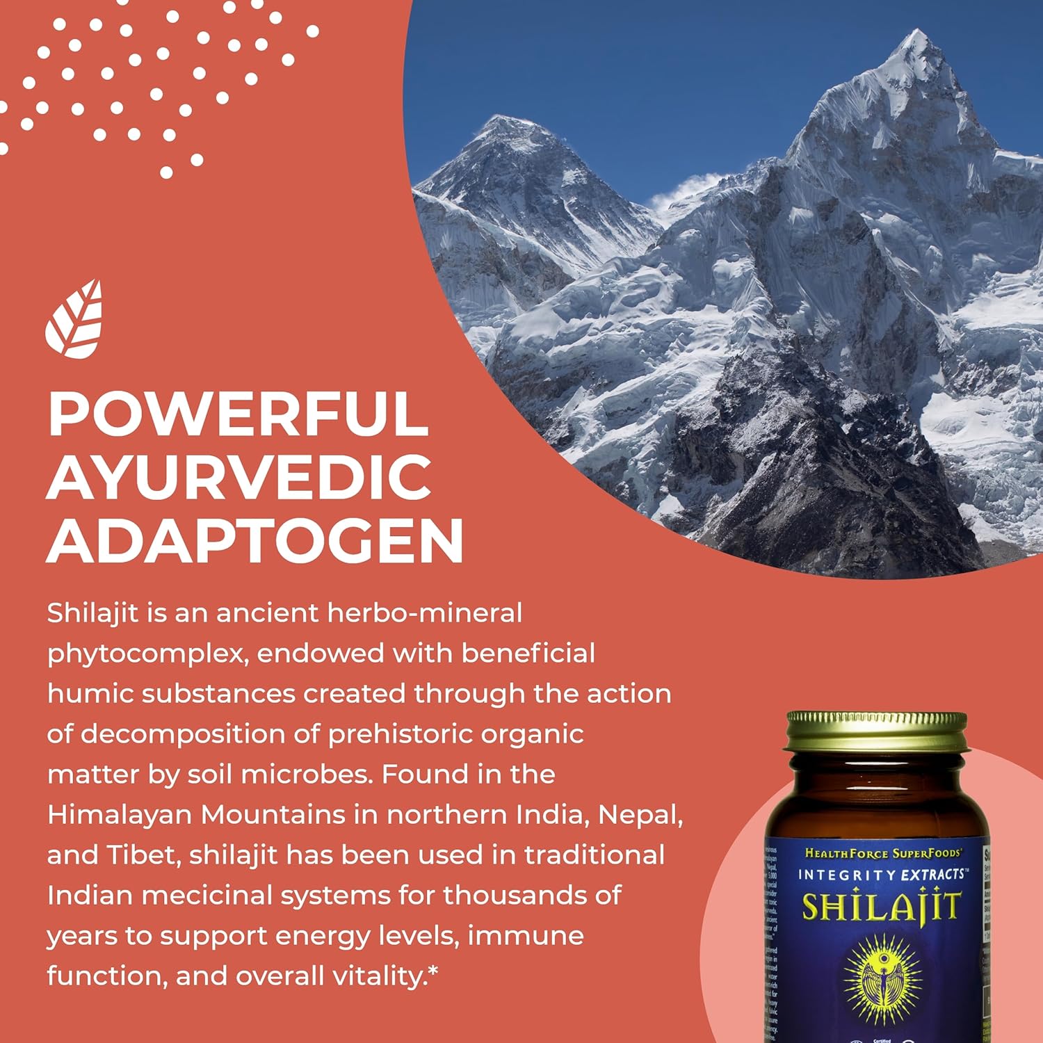HealthForce SuperFoods Shilajit - 120 VeganCaps