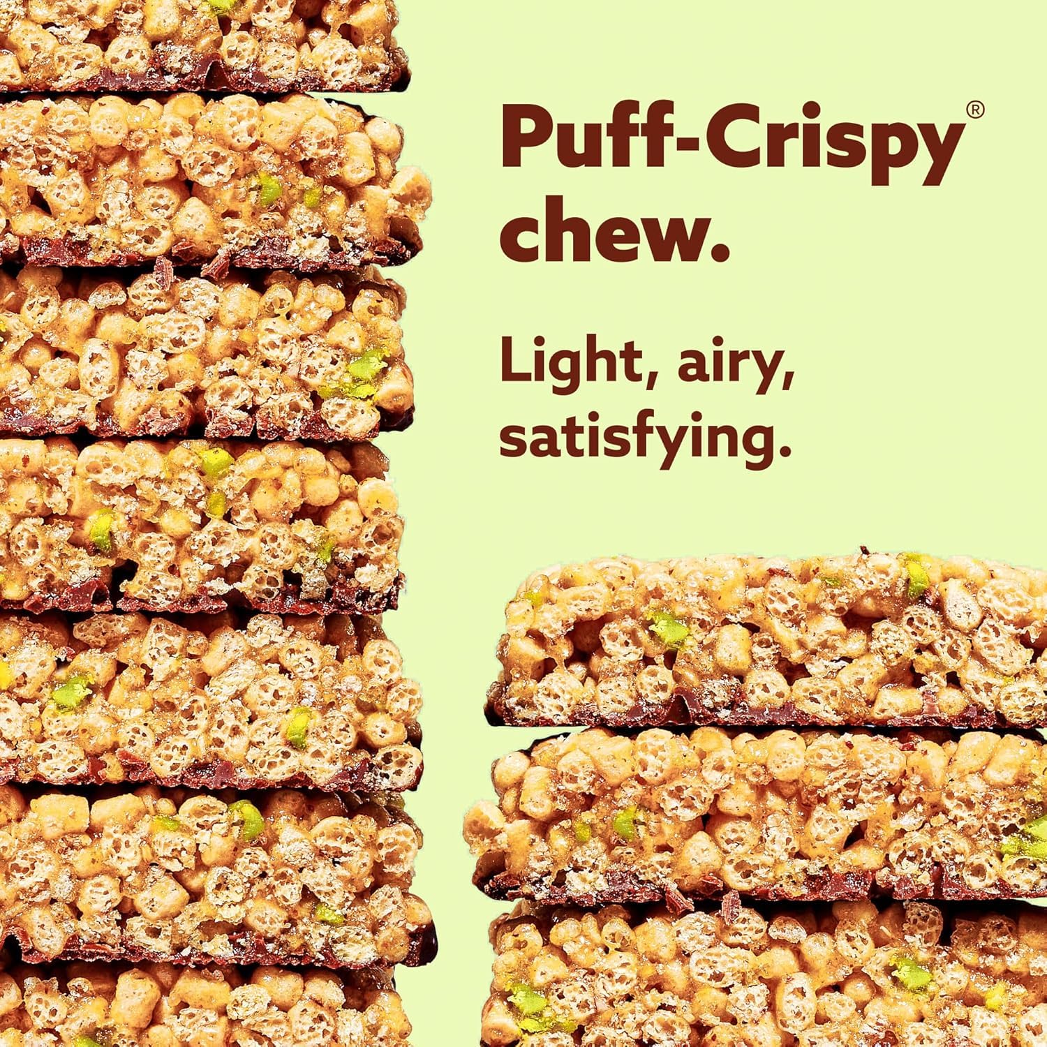 Mezcla Puff Crispy Protein Bars, Gluten Free & Vegan Protein Bars, 10g Protein, Alt for Crispy Rice Treat, Granola Bars & Breakfast Bars, Healthy Snacks for Adults, Variety Pack, 16 Count
