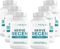 PUREHEALTH RESEARCH Nerve Regen Formula - Nerve Renew for Numbness, Tingling and Burning with R Alpha Lipoic Acid, Benfotiamine 300mg & Passion Flower Extract - Ala Nerve Support Supplement, 6 Bottles