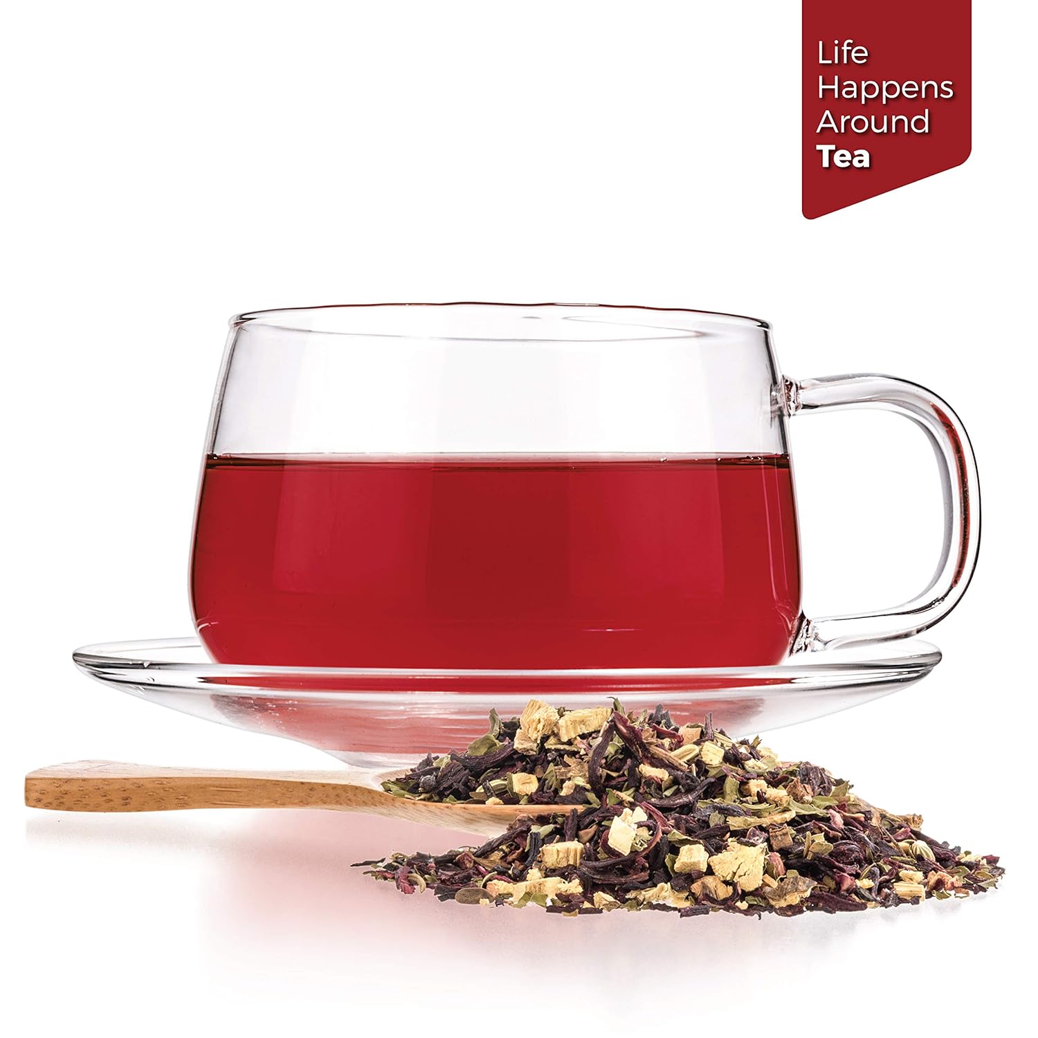 Tealyra - Flat Belly Detox - Fennel - Peppermint - Hibiscus - Wellness Herbal Loose Leaf Tea - Cleanse Tea - Caffeine Free - All Natural - 222g (8-ounce)