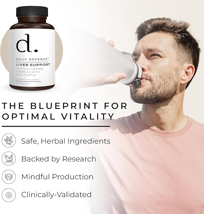 Liver Cleanse and Detox & Repair Formula - Liver Support Supplement with Artichoke Extract for Liver Health - Milk Thistle Liver Detox with Dandelion Leaf Extracts - 60 Capsules