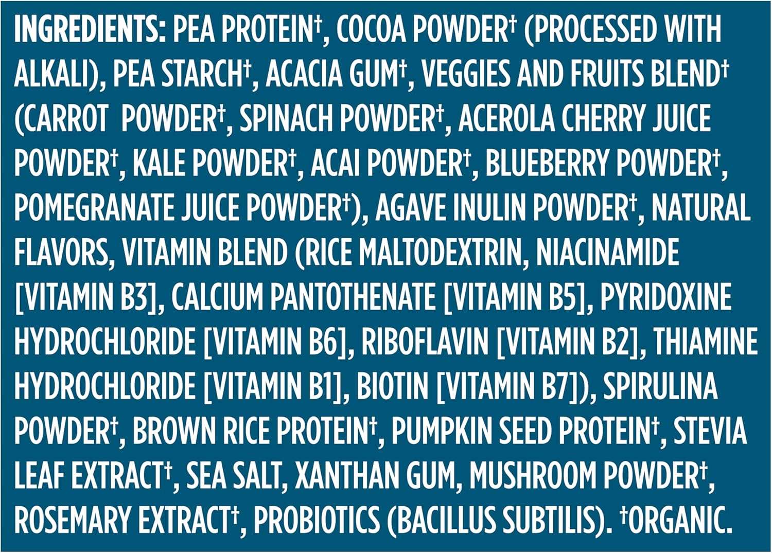Vega Organic All-in-One Vegan Protein Powder, Chocolate - Superfood Ingredients, Vitamins for Immunity Support, Keto Friendly, Pea Protein for Women & Men, 25 Oz (Packaging May Vary)