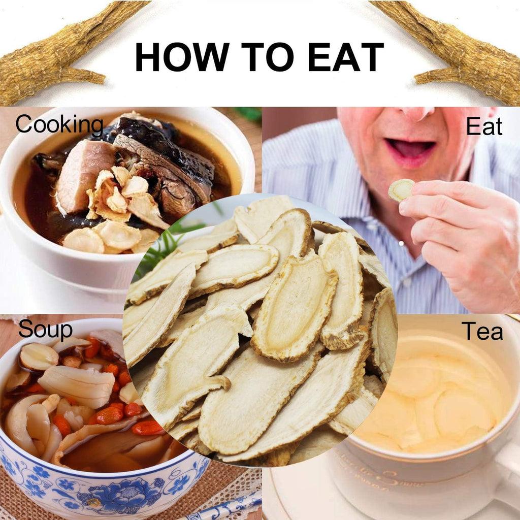 American Ginseng Slices from Wisconsin, American Wisconsin Ginseng Slices Root for Tea, Energy for Men Women Health Boosts Immunity,多年生長 花旗參/西洋參, Larger Long Strip 1 Box of 4 Ounces