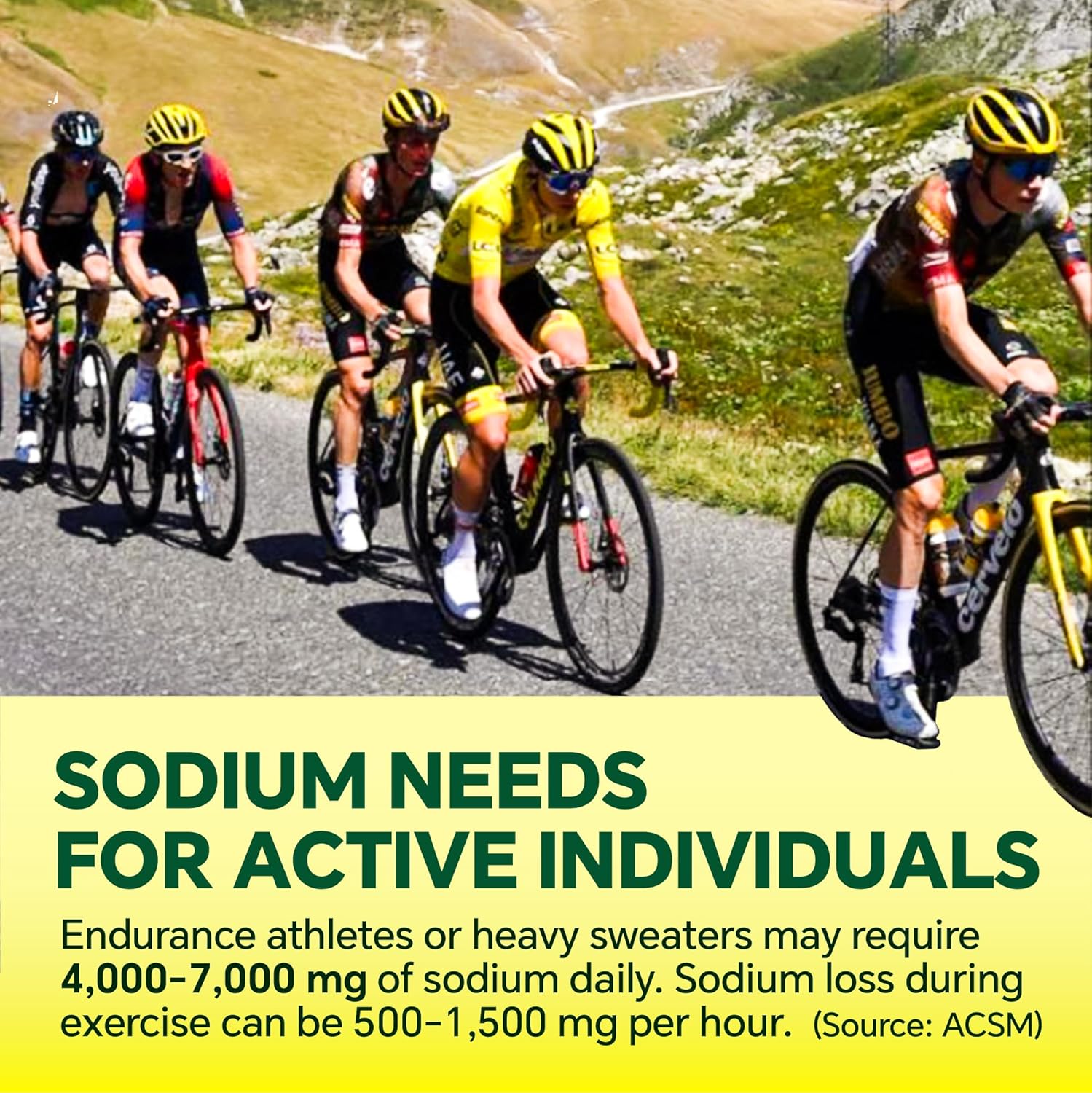 Sugar Free Electrolytes Powder Packets - Salty High Sodium Hydration Packets, Electrolytes Drink Mix for Fitness Enthusiasts & Outdoor Workers, Calories Free(Lemon Lime 30 Sticks)