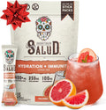 Salud 2-in-1 Hydration Packets + Immunity Electrolytes Powder, Paloma - Agua Fresca Drink Mix, Elderberry, Dairy & Soy Free, Non-GMO, Gluten Free, Vegan, Low Calorie, 1g Sugar (15 Servings)