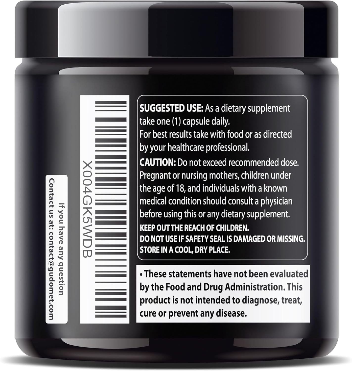 White Kidney Bean Complex with Green Tea, Apple Cider Vinegar, Berberine HCl, Garcinia Cambogia & Black Pepper – 150 Vegetarian Capsules – 1-Capsule Daily