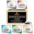 BREWIX Premium Assorted Black Tea Sampler Gift Box with 5 Flavors (20 Pyramid Indivdidually Wrapperd Tea Bags) | Tea Gift Set & Variety Pack | Gifts for Women & Men, Tea Set