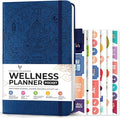 Legend Wellness Planner & Food Journal Pocket – Daily Diet & Health Journal with Weight Loss, Measurement & Exercise Trackers – Lifestyle & Nutrition Diary – Lasts 6 Months, 3.9x6.3″ –Mystic Blue