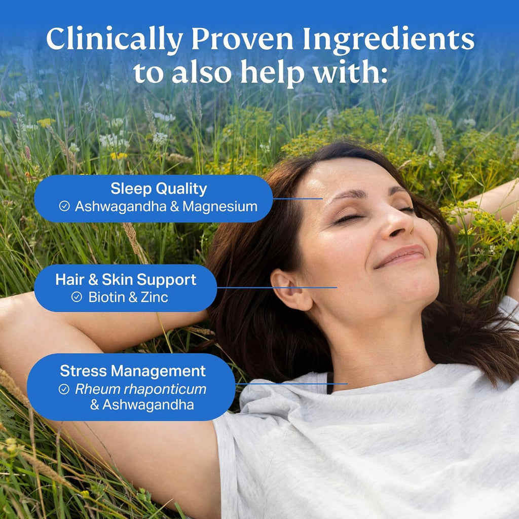 Clinically Proven Menopause Supplement (2 Pack) for Weight Management, Hot Flashes, Night Sweats and Low Energy | Ashwagandha Multi-Symptom Menopause Supplement for Women