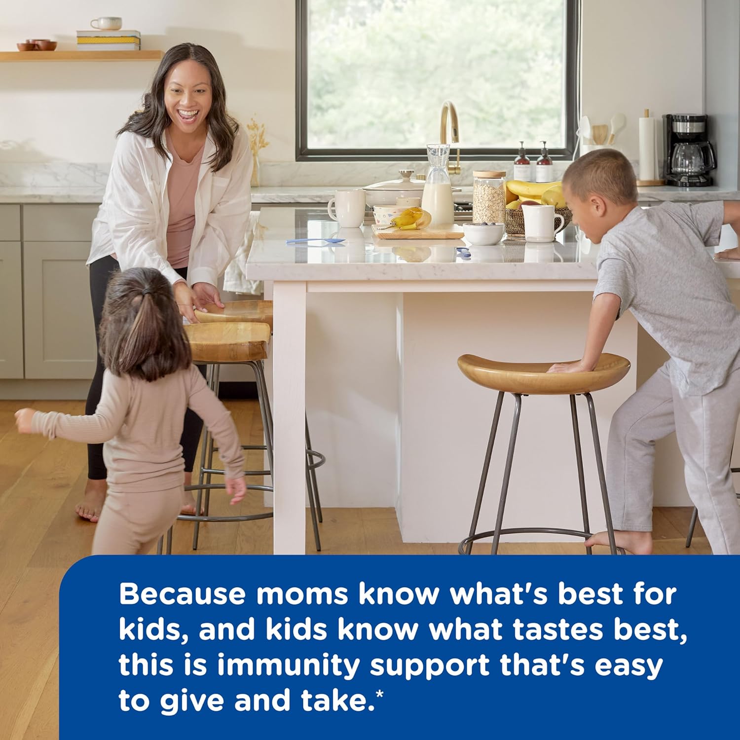 Mommy's Bliss Kids Elderberry Gummies, Supports Immunity with Black Elderberry, Zinc & Vitamin C, Gluten Free & Vegan, Age 2 Years+ (60 Count)