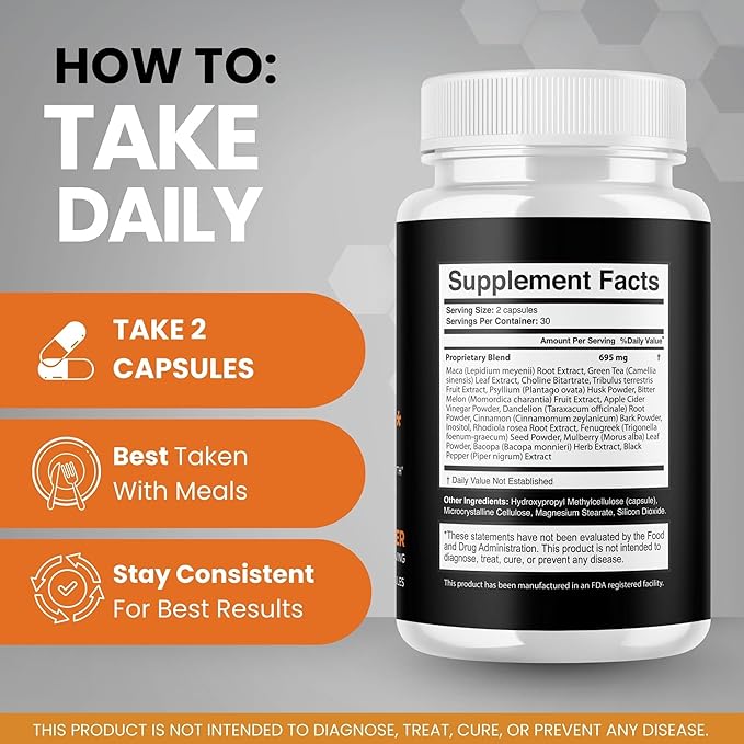 (5 Pack) Alpha Fuel Pro - AlphaFuel Pro Supplement Natural Support Capsules, AlphaFuelPro Vitamin Advanced Formula, Premium Multivitamin Overall Health Wellness - 300 Capsules for 5 Months