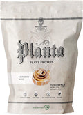 Ambrosia Planta - Premium Organic Plant-Based Protein | Vegan & Keto Friendly | Gourmet Flavors with No Bloating or Stomach Upset | Gluten & Soy Free | No Added Sugar | 25 Servings | Cinnamon Roll