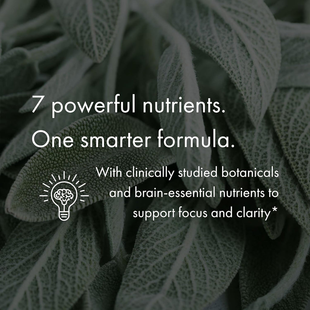NAOMI Brainspan™ with BDNF Boost - Fast-Acting Support for Healthy Brain Function & Performance, Lion's Mane Mushroom, Ginkgo Biloba Extract, Garden Sage, Spanish Sage - 60 Capsules, 30-Day Supply