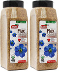 Badia Organic Flax Seed, Ground, 16-Ounce (Pack of 2)