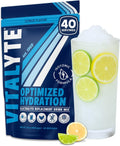 Vitalyte Electrolyte Powder Drink Mix - Isotonic Clean Electrolyte Hydration Powder - Ideal Post Workout Rehydration Packets with No Artificial Colors, Flavors or Sweeteners, (35 Oz, Cool Citrus)