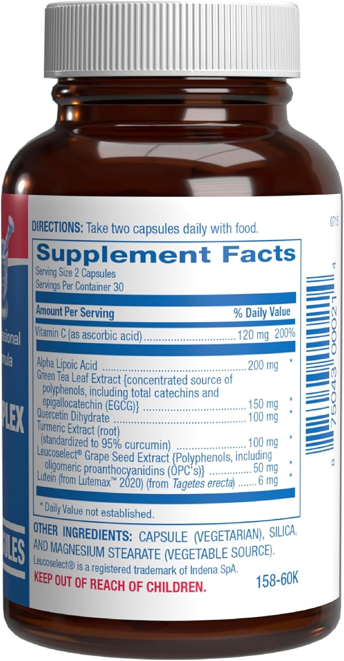 Superfood Based Potent Antioxidant Supplement - Broad Spectrum Herbal Antioxidant Blend with Polyphenols Proanthocyanidins and Green Tea Catechins for Daily Wellness and Immune Support - 30 Servings