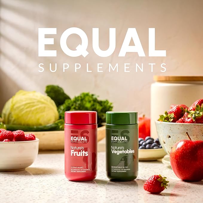 Fruits and Vegetables Capsules | 2 Month Supply | GMP Certified-Manufactured in US | Fruit and Veggies Supplement for Balance | of Nature, Fruit and Vegetable Capsule for Adults